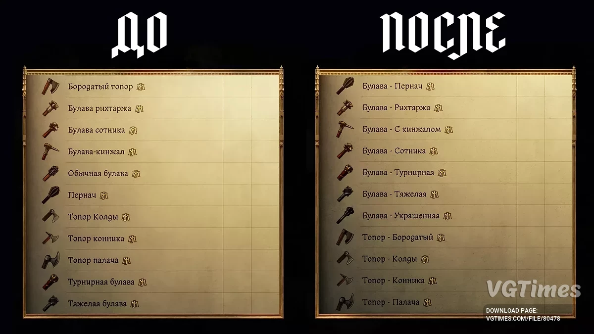 Kingdom Come: Deliverance 2 — Сортування інвентарю