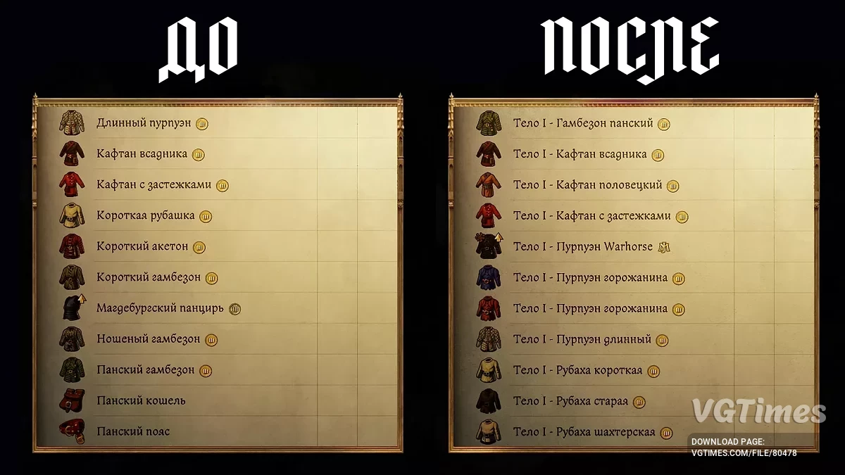 Kingdom Come: Deliverance 2 — Сортування інвентарю