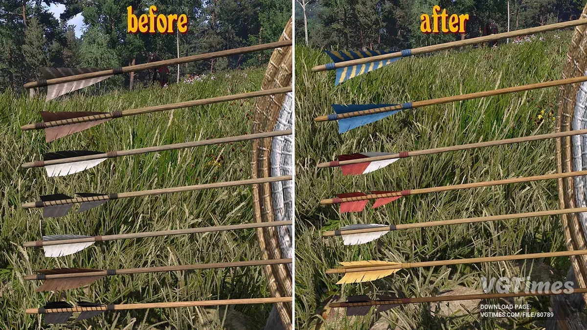 Kingdom Come: Deliverance 2 — Texturas aprimoradas de flechas e virotes