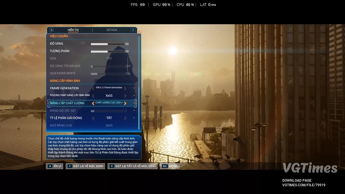 Marvel's Spider-Man 2 — Ulepszony FSR 3.1.3 - XeSS 2.0.0.18