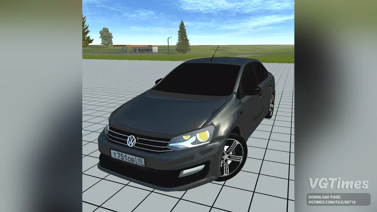 Simple Car Crash Physics Sim — Sedan de Polo Volkswagen