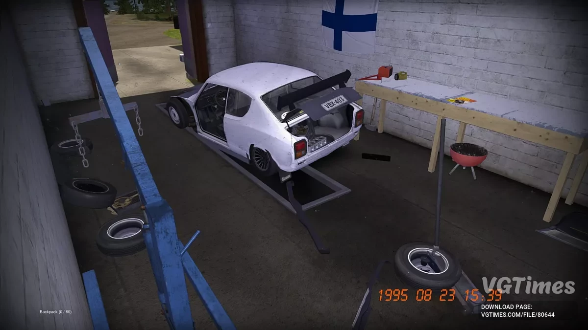 My Summer Car — Porzucony wyścigowy Satsuma, 240 km/h, 10000 marek