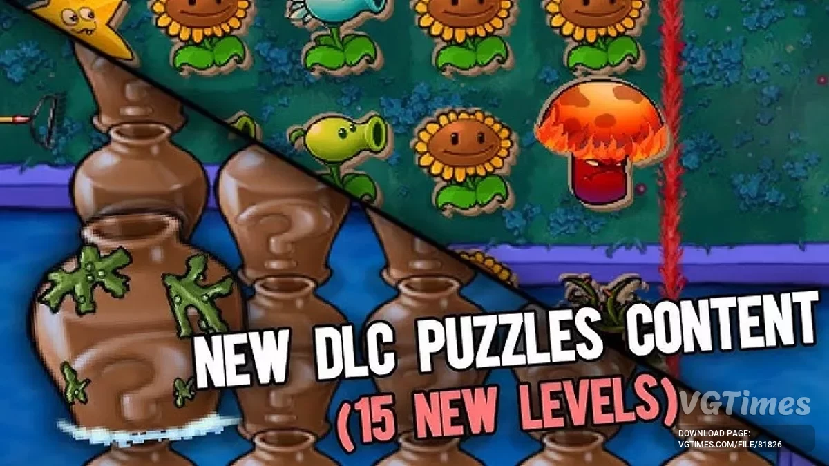 Plants vs. Zombies — Community DLC Mod — нові рослини, зомбі та міні-ігри [2.2]