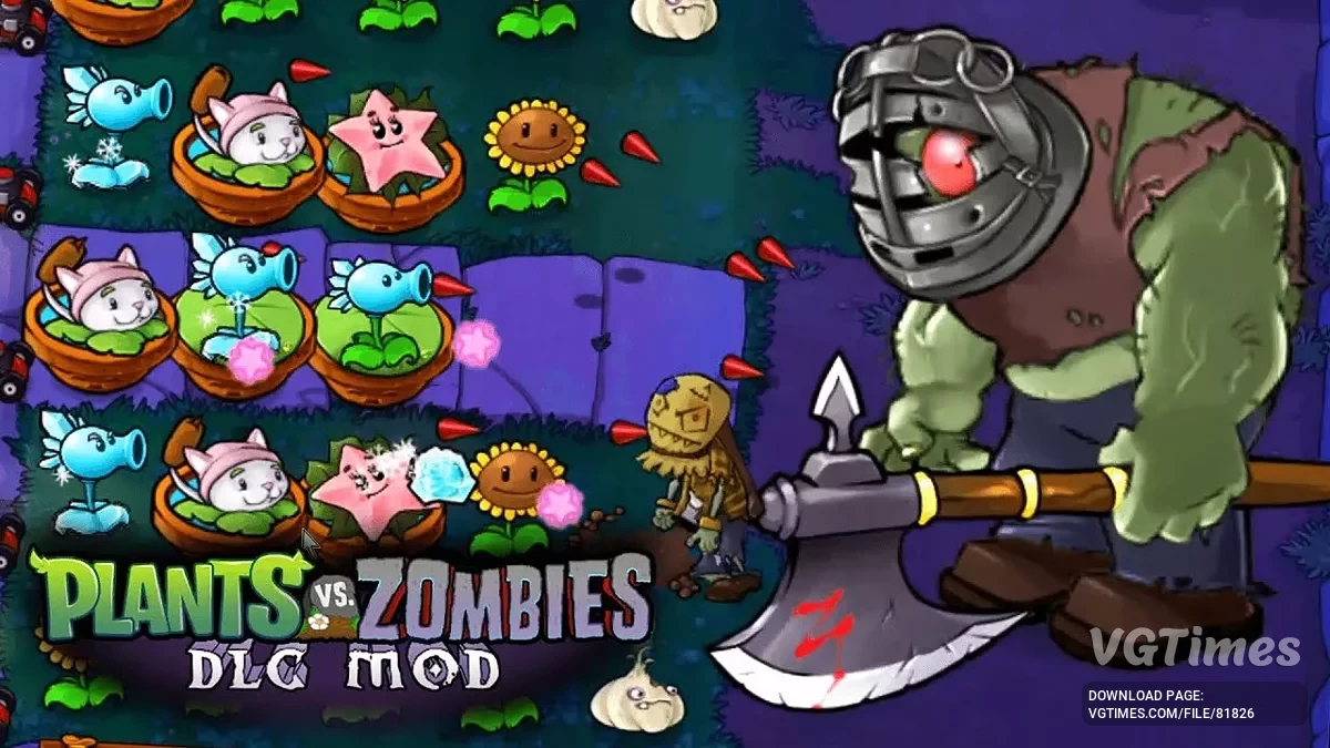 Plants vs. Zombies — Community DLC Mod — нові рослини, зомбі та міні-ігри [2.2]