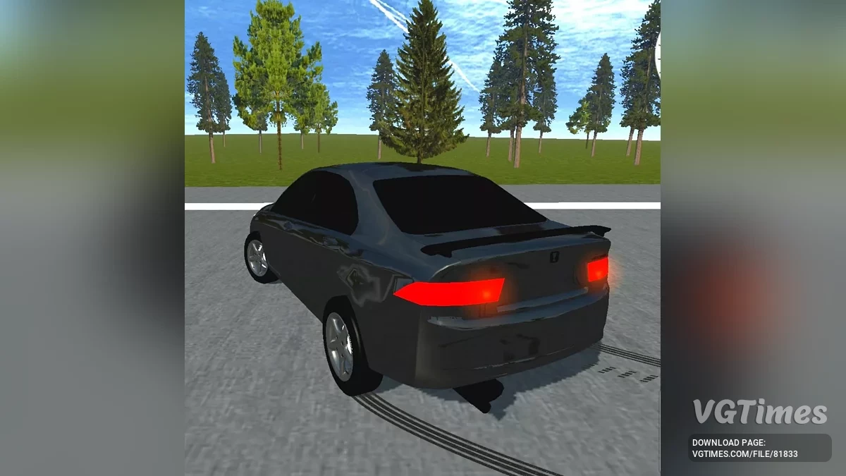 Simple Car Crash Physics Sim — Хонда Аккорд TSX