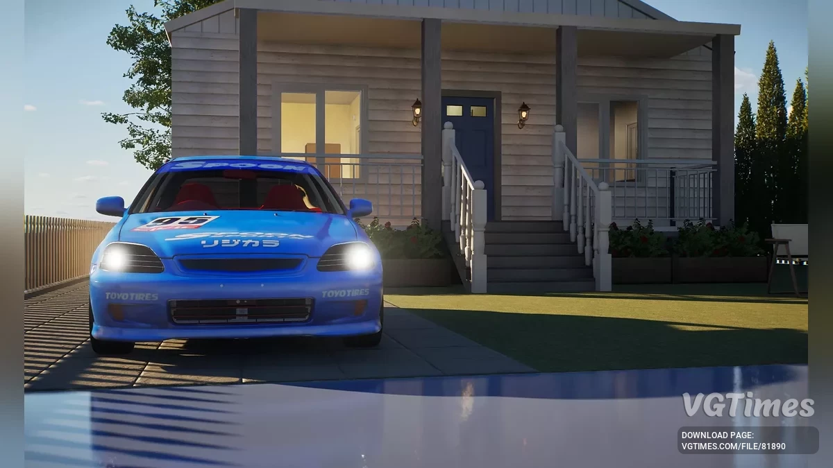 inZOI — Honda Civic Ek9 Spoon Sports (декор)