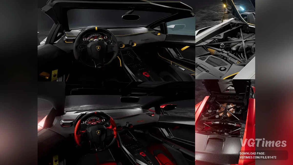 BeamNG.drive — Lamborghini Autentica та Invencible