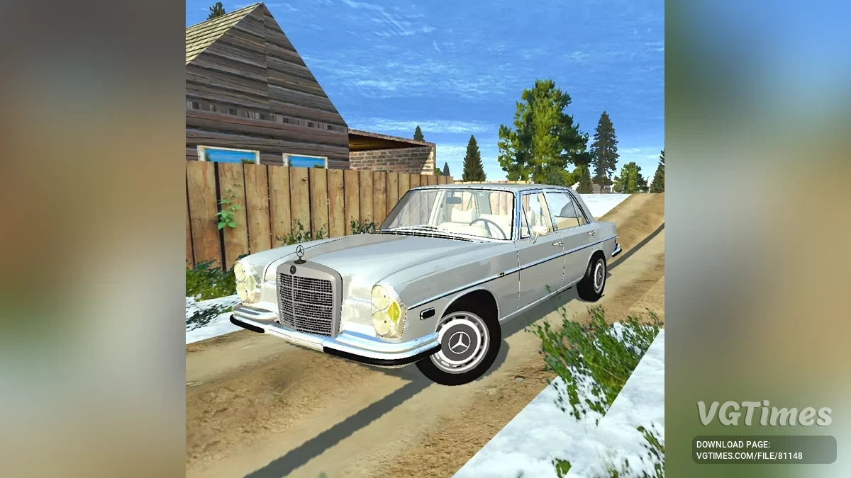 Simple Car Crash Physics Sim — Mercedes-Benz 300 pueblos