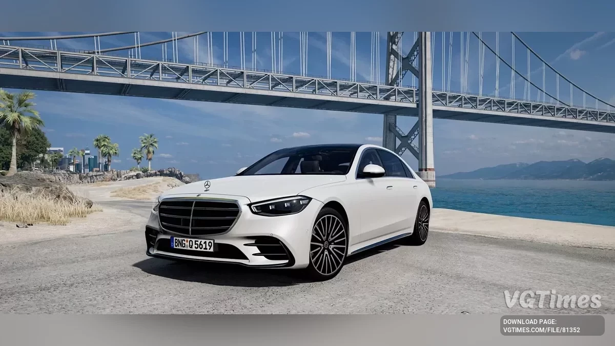 BeamNG.drive — Pakiet Mercedes-Benz S-Class W223 (0.34.x)