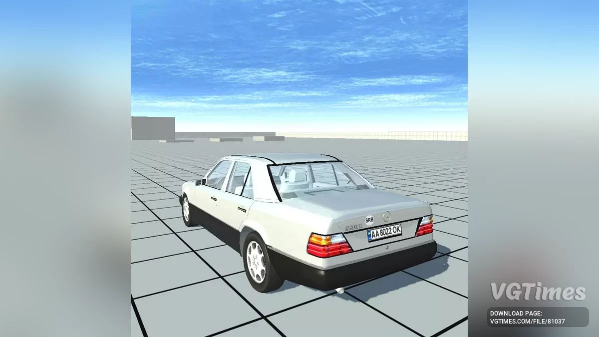 Not Simple Car Crash — Мерседес Бенц W124