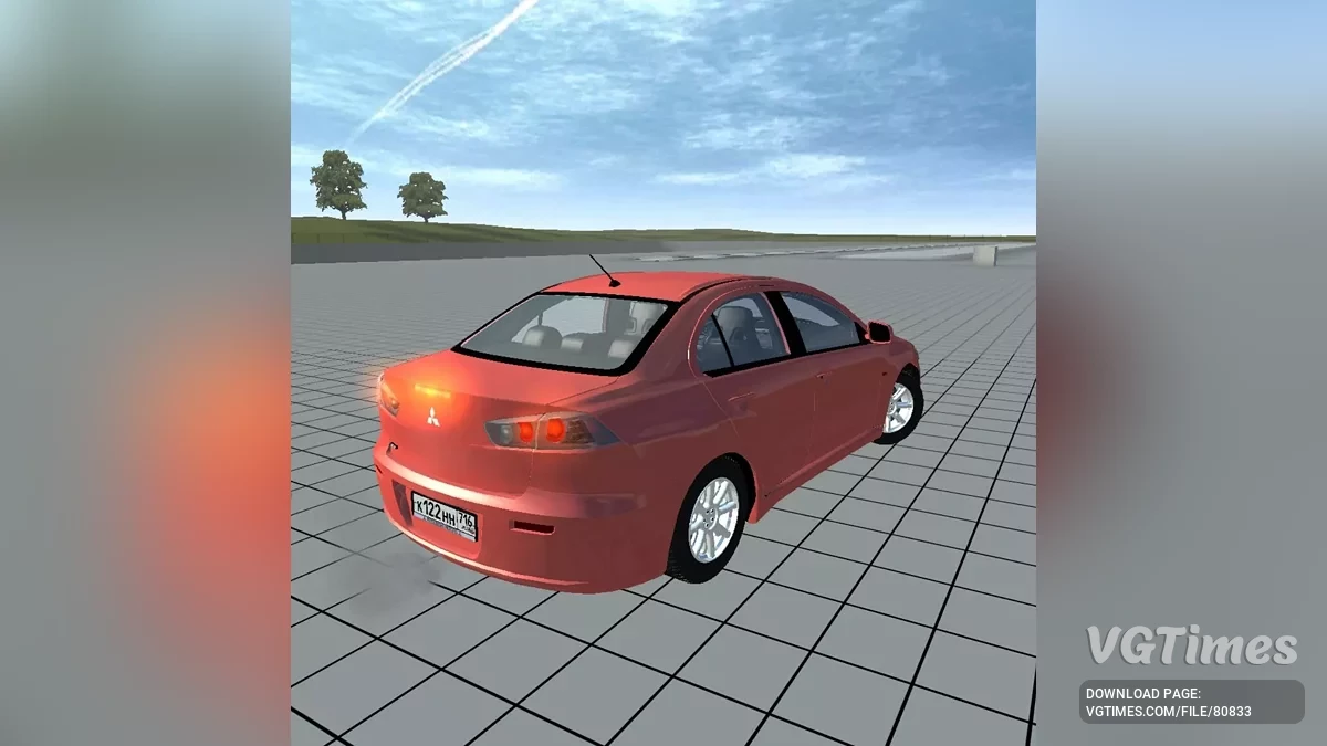 Simple Car Crash Physics Sim — Mitsubishi Lancer X