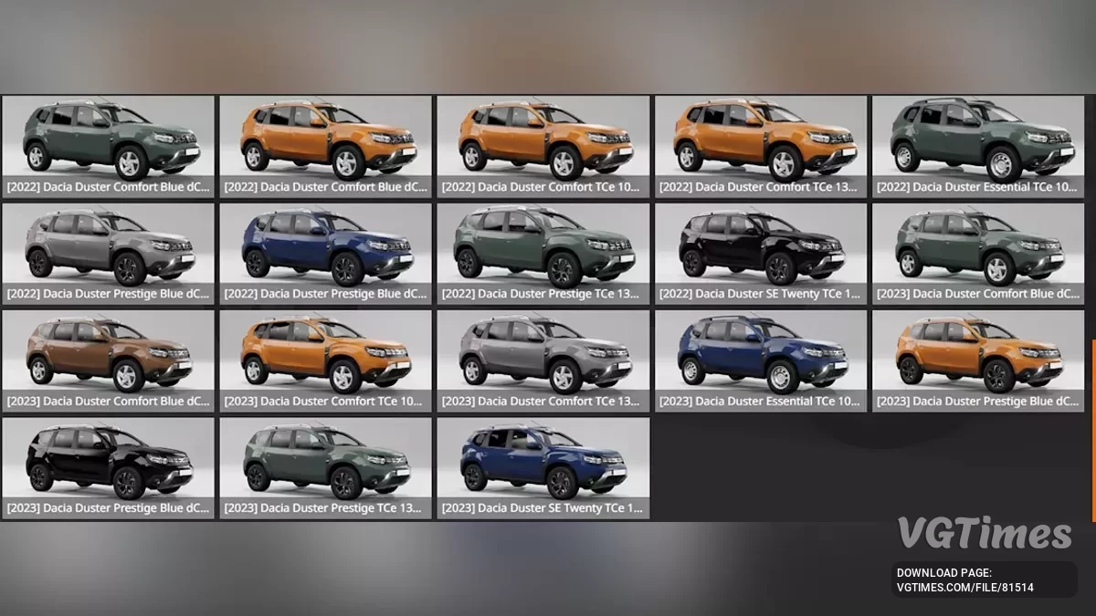 BeamNG.drive — Ніссан Террано (Рено/Дачія Дастер)