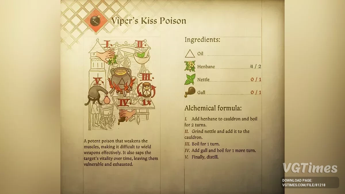 Kingdom Come: Deliverance 2 — Нові зілля