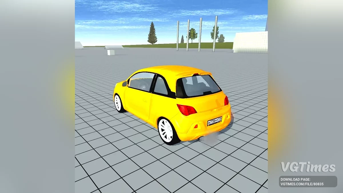 Simple Car Crash Physics Sim — Opel Adam