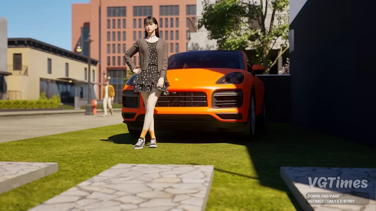 inZOI — Porsche Cayenne turbo coupe 2020 (декорація)