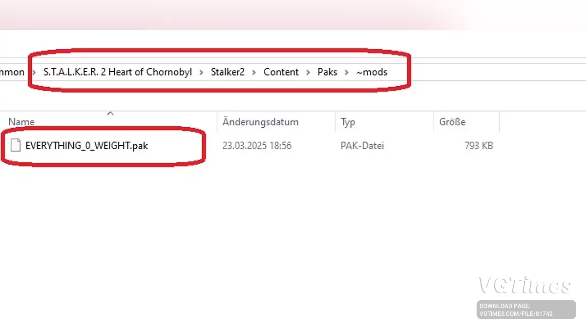 S.T.A.L.K.E.R. 2: Heart of Chornobyl — Предмети нічого не важать
