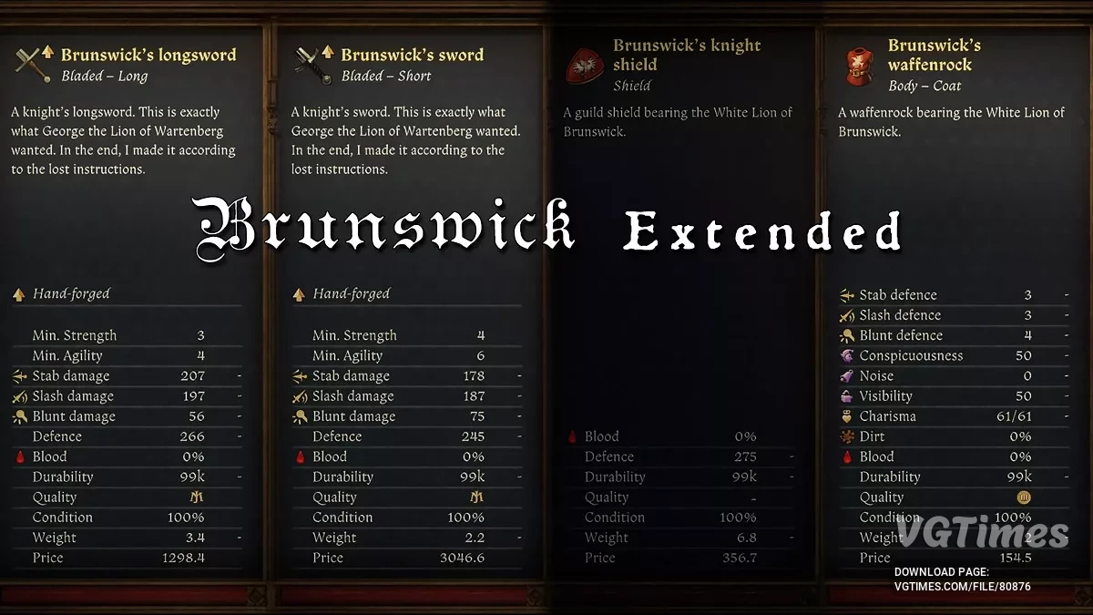 Kingdom Come: Deliverance 2 — Conjunto Avançado de Brunswick