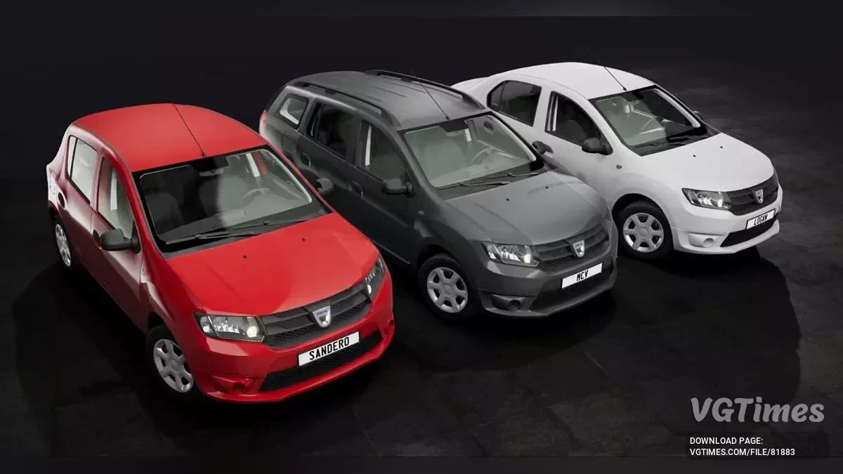 BeamNG.drive — Renault Logan 2012-2025 Пак v1.2 (0.34.x)