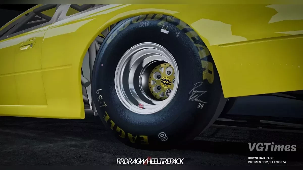 BeamNG.drive — Пакет коліс і шин RR Drag Racing