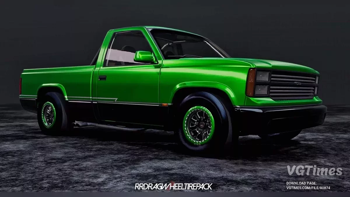 BeamNG.drive — Пакет коліс і шин RR Drag Racing