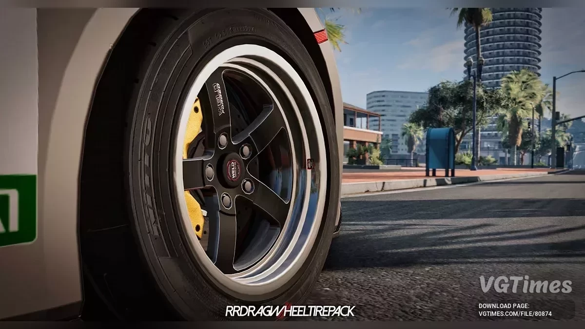 BeamNG.drive — Пакет коліс і шин RR Drag Racing