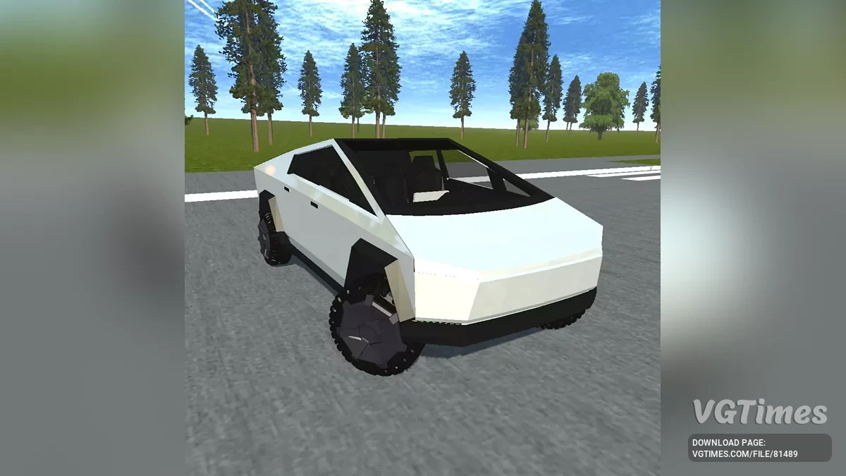 Simple Car Crash Physics Sim — Tesla Cybertruscan