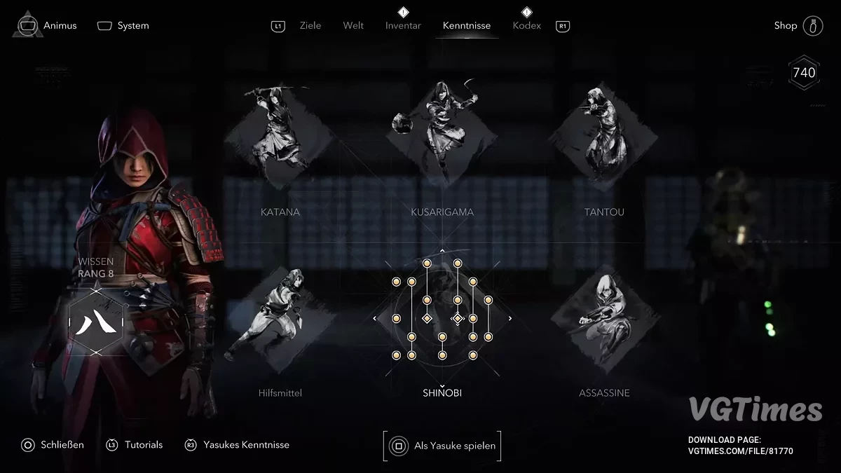 Assassin's Creed Shadows — Wszystko odblokowane