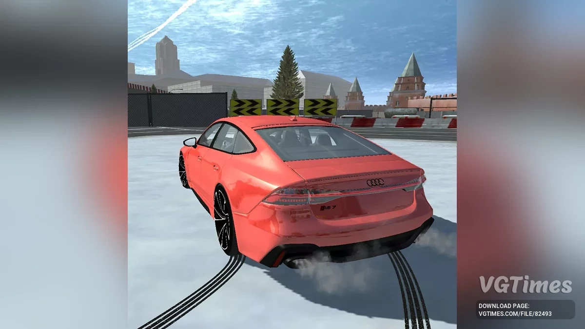 Simple Car Crash Physics Sim — Audi RS7 C8 (2021)