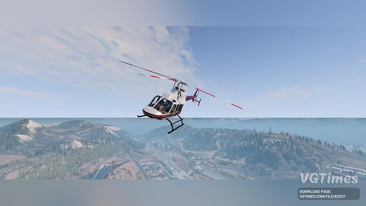 BeamNG.drive — Helicóptero Bell 407 v1.0 renovado (0.35.x)