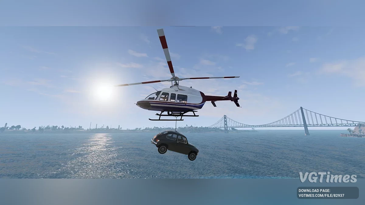 BeamNG.drive — Гелікоптер Bell 407 v1.0 Оновлений (0.35.x)