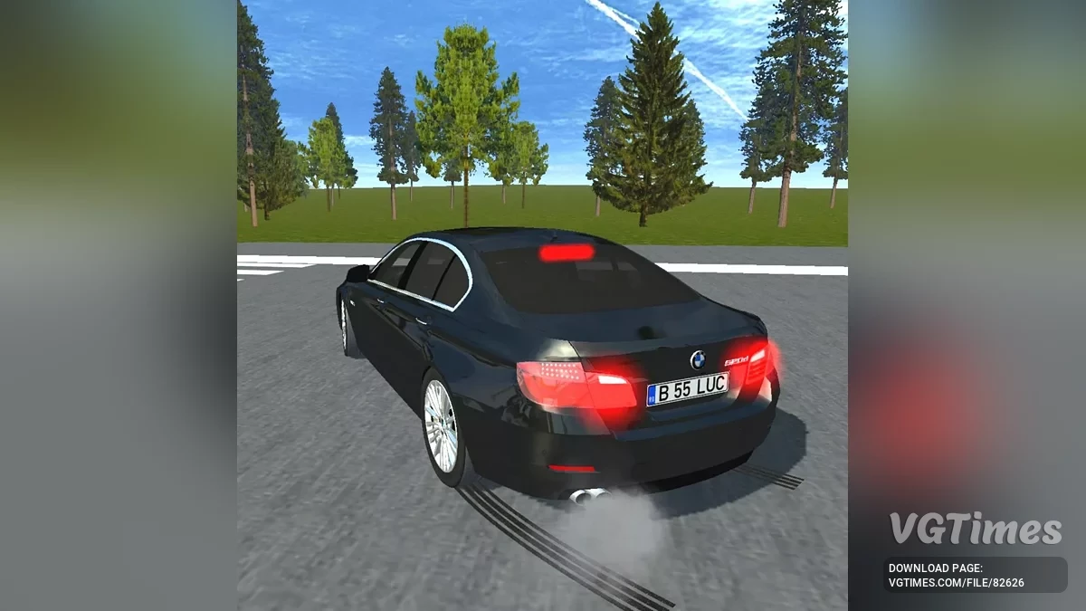 Simple Car Crash Physics Sim — BMW M5 F10