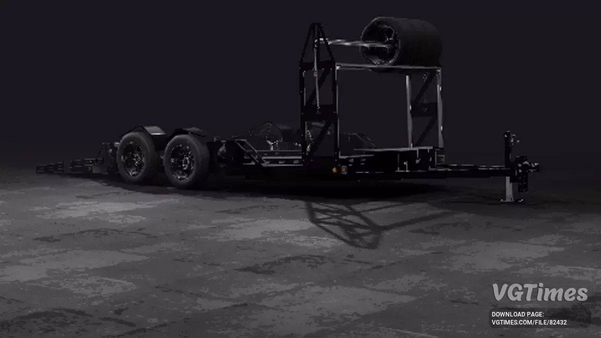BeamNG.drive — Прицеп CDC Futura Bagtrailer v1.0 (0.35.x)