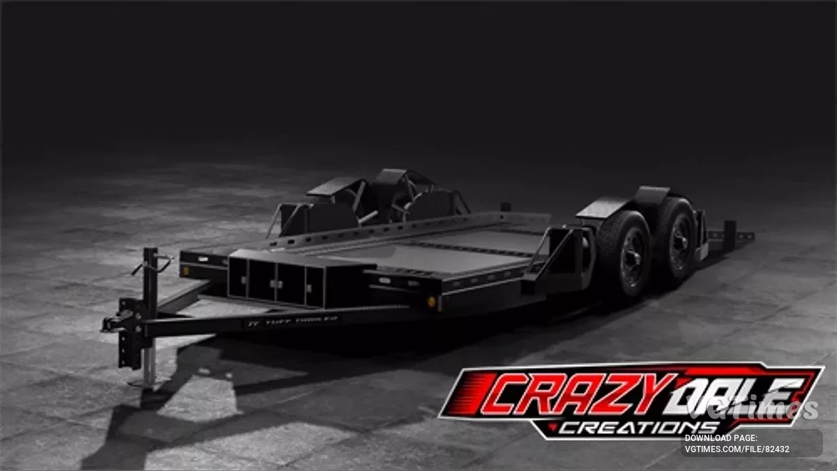 BeamNG.drive — Прицеп CDC Futura Bagtrailer v1.0 (0.35.x)