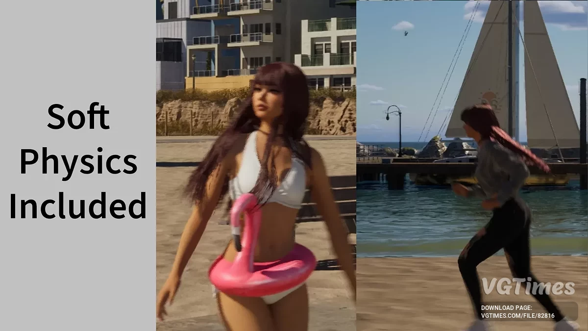 inZOI — Довге волосся з чолкою