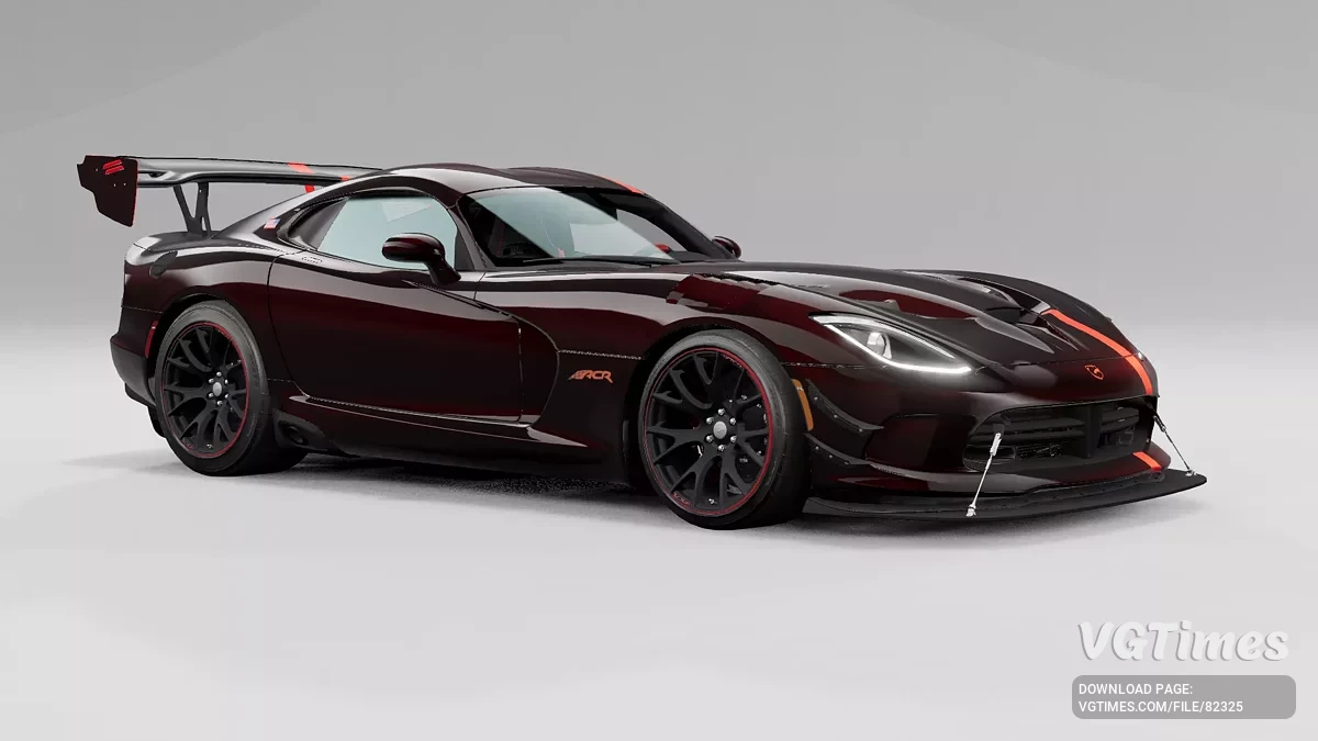 BeamNG.drive — Dodge Viper Extreme Спеціальне Видання v1.0 (0.35.x)