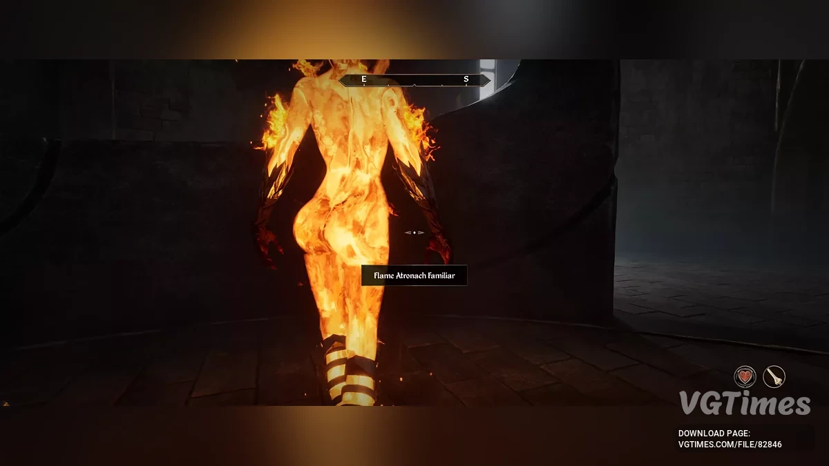 Atronach de fuego desnudo