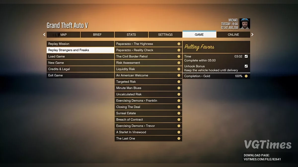 GTA 5 — Simpan Game Lengkap untuk Legacy dan Enhanced