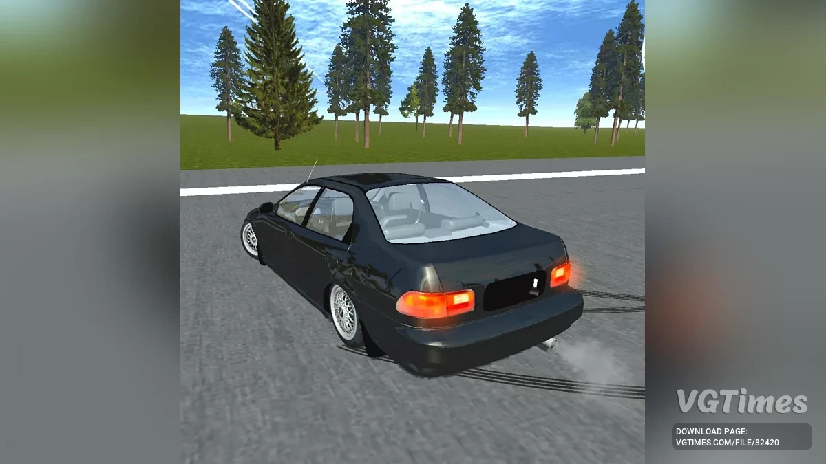 Simple Car Crash Physics Sim — Honda Civic