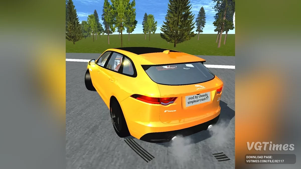 Simple Car Crash Physics Sim — Jaguar F-Pace