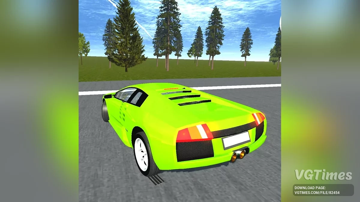 Simple Car Crash Physics Sim — Lamborghini Murciélago 2001