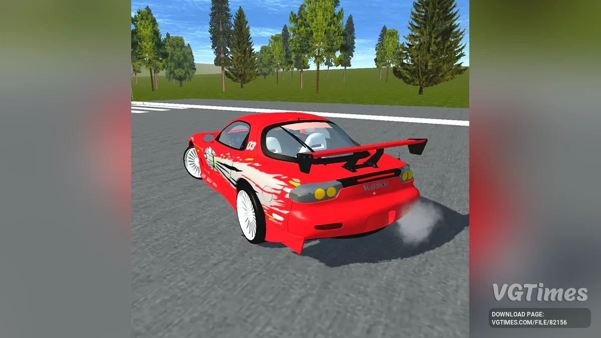 Simple Car Crash Physics Sim — Mazda Rx-7 Toretto