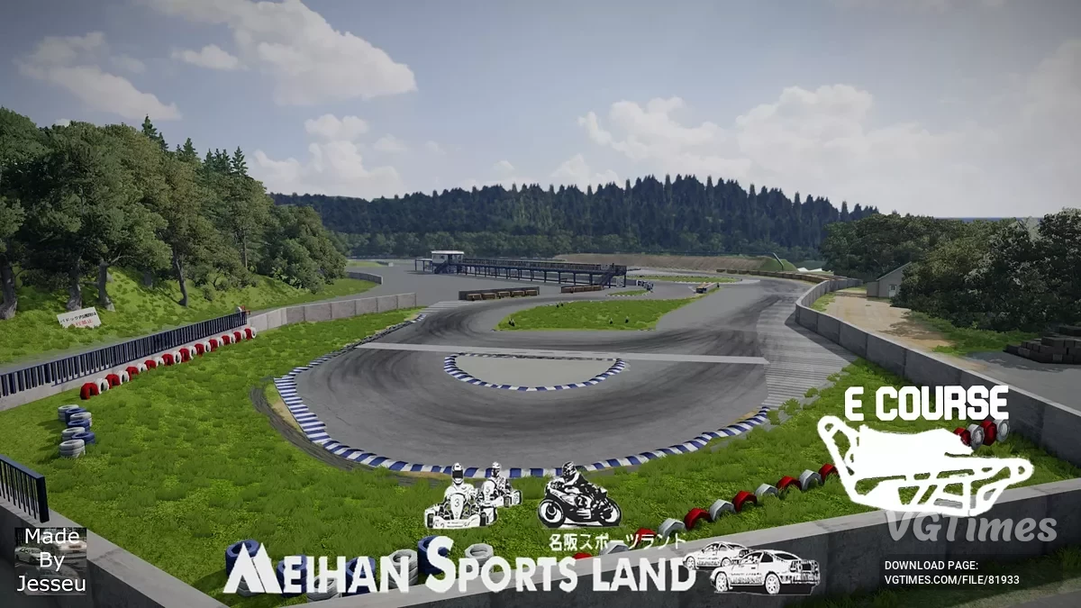 BeamNG.drive — Meihan Sportsland v1.0 (0.34.x)
