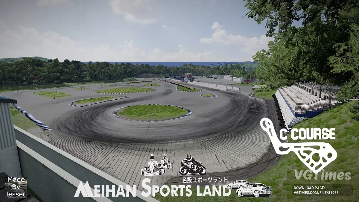 BeamNG.drive — Meihan Sportsland v1.0 (0.34.x)