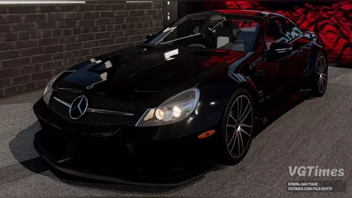 BeamNG.drive — Mercedes-Benz SL65 AMG Serie Negra Nuevo v1.0 (0.35.x)