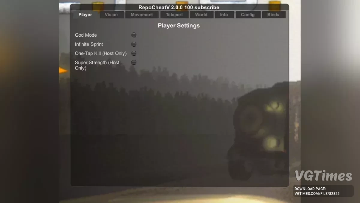 R.E.P.O. — Cheat Mod +64 con inmortalidad y Wall Hack [UPD: 13/04/2025]