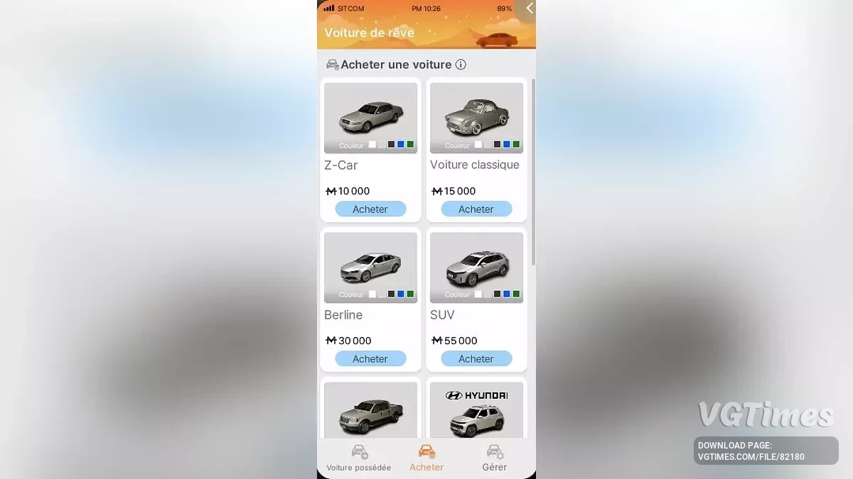inZOI — Desbloqueio de carros secretos