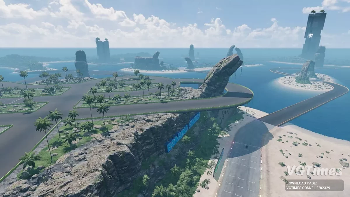 BeamNG.drive — Гонки на Реальному Острові Ревучих Берегів v1.0 (0.35.x)