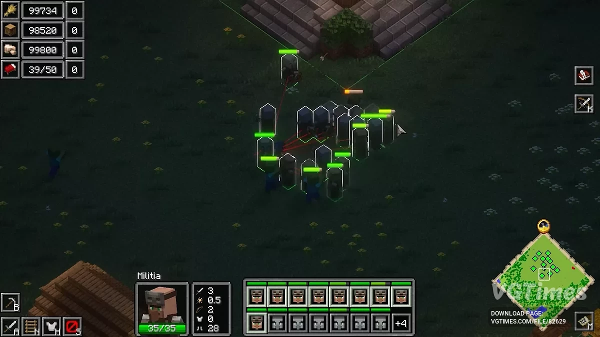 Minecraft — Reign of Nether - RTS klasik