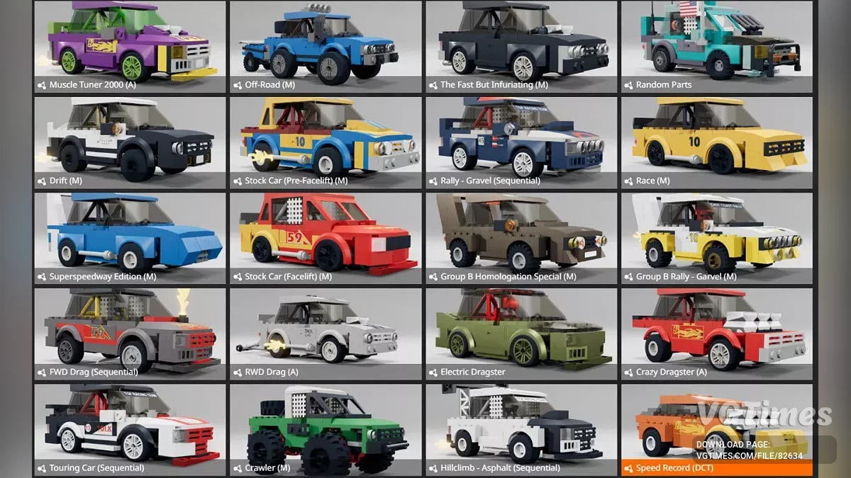 BeamNG.drive — Carro e Reboque de Blocos de Montar
