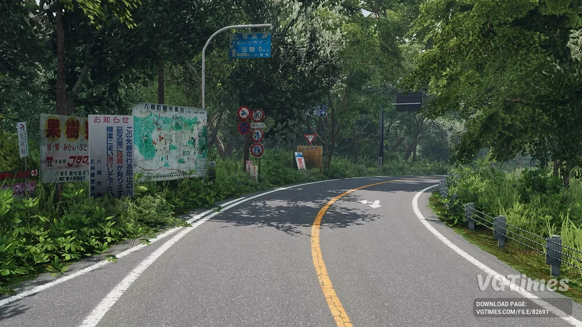 BeamNG.drive — Tsukuba Fruits Line (Touge) v2.5 (0.35.x)